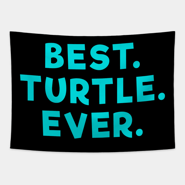 best turtle ever Light Blue Tapestry by Dolta