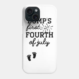 Pregnancy - Bump's first fourth of july Phone Case