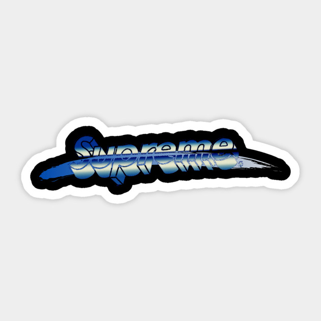 Supreme Chrome Logo Tee Supreme Chrome Logo Sticker Teepublic
