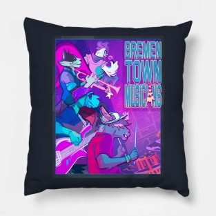 Bremen Town Musicians ON TOUR Pillow