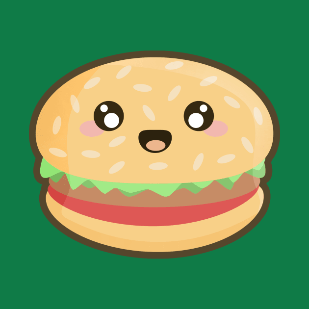 Kawaii Hamburger by KawaiiNir