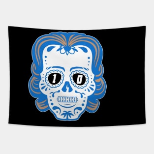 Justin Herbert Sugar Skull Tapestry