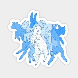 Lamb Dance Party Magnet