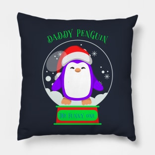 Matching Christmas Family, Daddy Penguin Pillow
