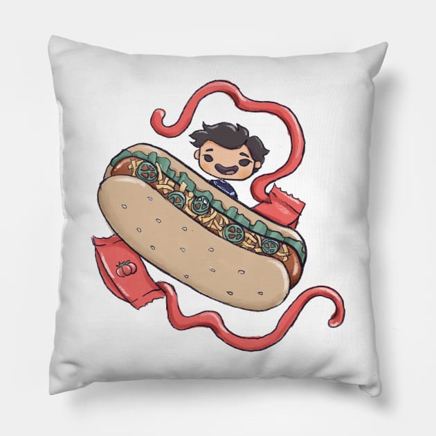 Hotdog or Sausage Pillow by shopfindingbeni