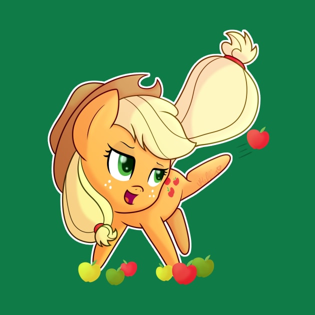 Chibi Applejack by vcm1824