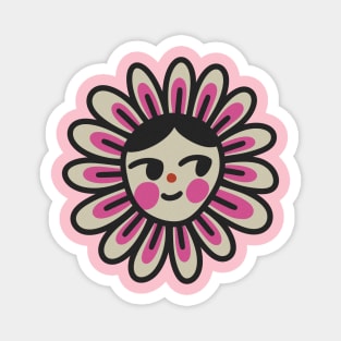 Sunshine Girls #smile face tattoo illustrations 4 Magnet