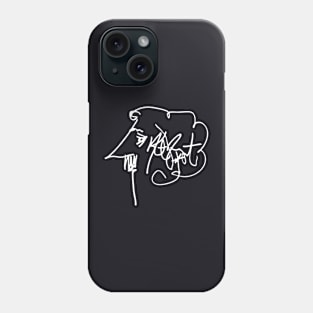 Kurt Vonnegut Self Portrait Phone Case