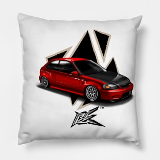 ek9 civic red Pillow