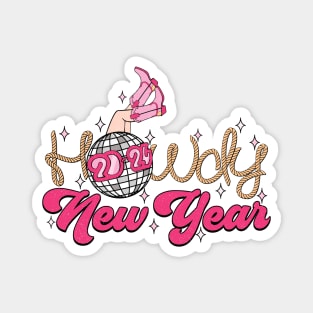 Howdy New Year 2024 Magnet