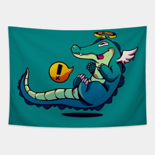 Trippy Alligator Tapestry