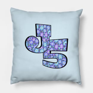 J5 - 3D floral print Pillow