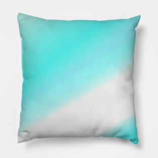 BLUE WHITE ABSTRACT TEXTURE ART Pillow