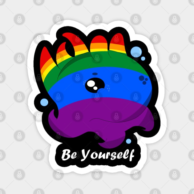 Pride Month Flapjack Octopus Magnet by garciajey