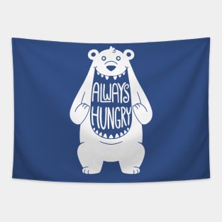 Always hungry bear Tapestry