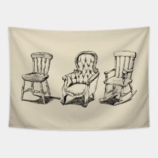 Antique chairs Tapestry