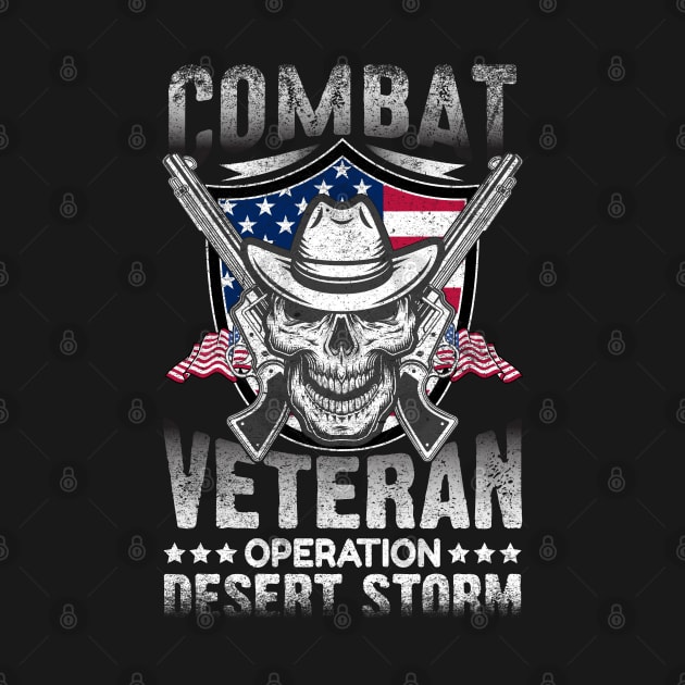 Combat Veterans of Desert Storm T-shirt by Kingdom Arts and Designs