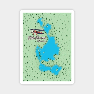 Lake Texcoco Mexico lake map Magnet