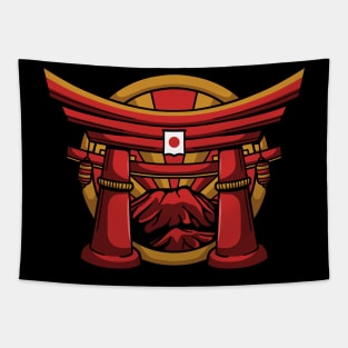 torii gate japan Tapestry