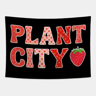 Strawberry Festival Season Plant City Cute Mom Girl Women Tapestry