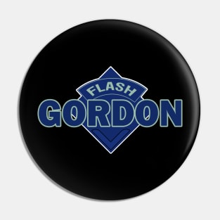 Flash Gordon - Doctor Who Style Logo Pin