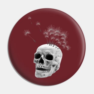 Dandy Skull Pin