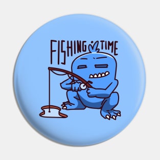 Fishing Monster Pin