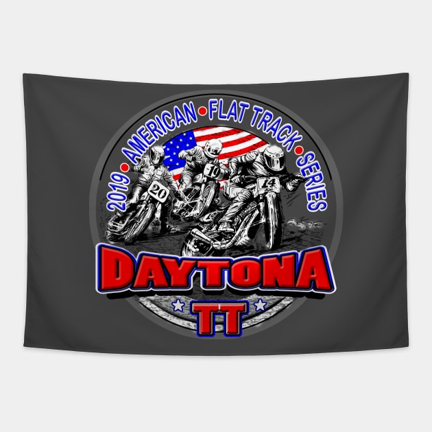 Daytona TT Tapestry by Digitanim8tor