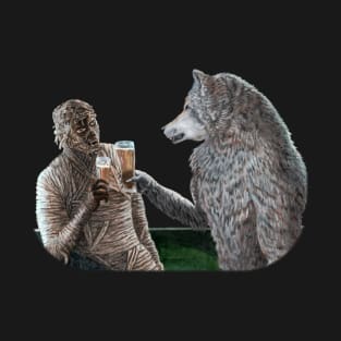 Drinking Buddies Night Out Beer Art T-Shirt