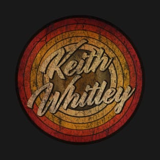 arjunthemaniac, circle retro faded Keith Whitley T-Shirt