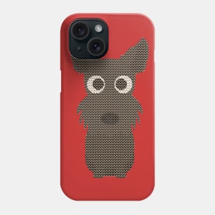 Scottish Terrier Ugly Christmas Sweater Knit Pattern Phone Case