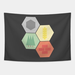 Catan Logos Tapestry