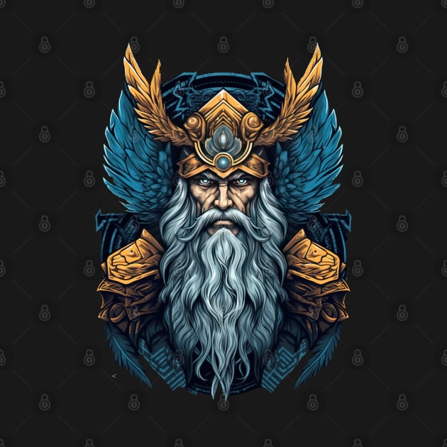 Odin Norse God, Allfather King of Gods by Kawaii Cuties