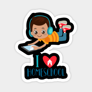 I Love Homeschool - Back to School - Boy Magnet