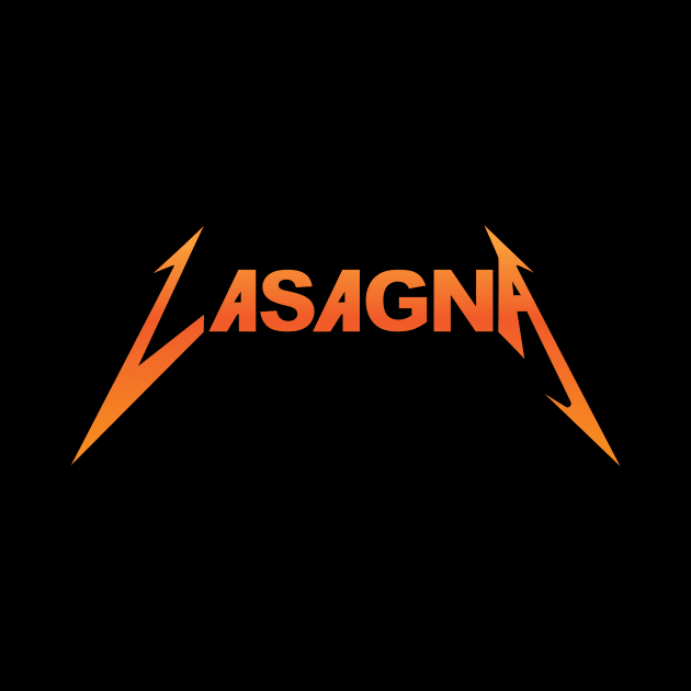 Lasagna Metal Logo by Baggss