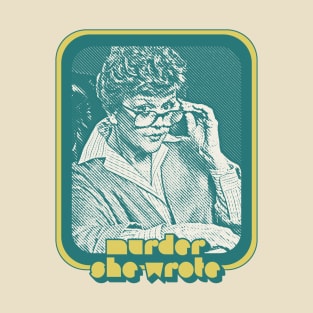 Murder She Wrote / 1980s Retro TV Design T-Shirt