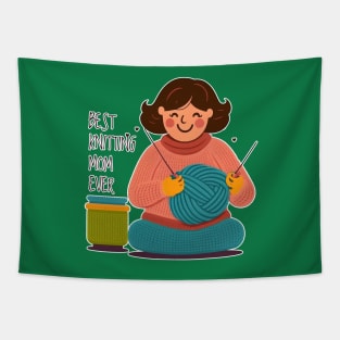 Best Knitting Mom Ever #5 Tapestry