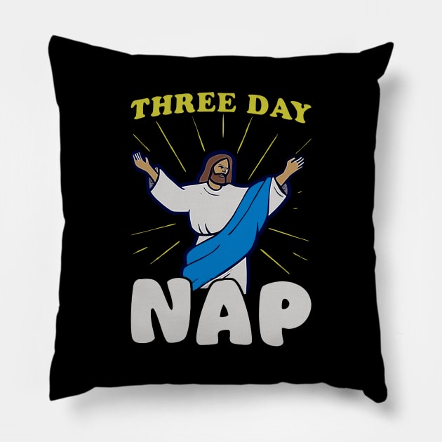 Three-Day-Nap-Jesus Pillow by SonyaKorobkova