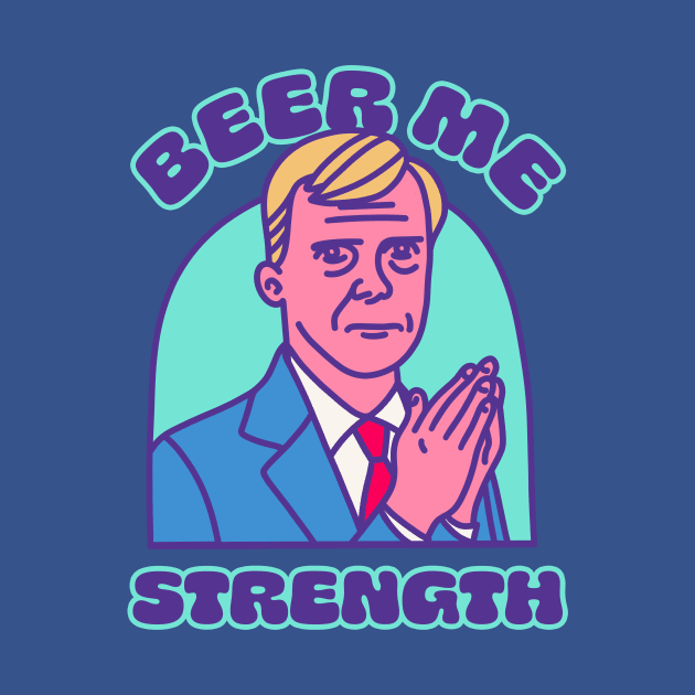 Beer Me Strength - Sad Businessman by sombreroinc