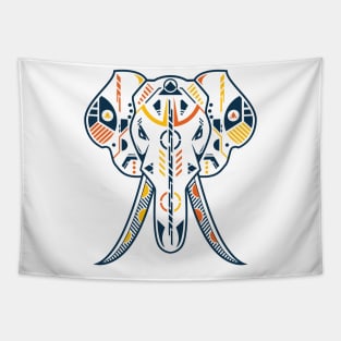 Unique Elephant Head Tapestry