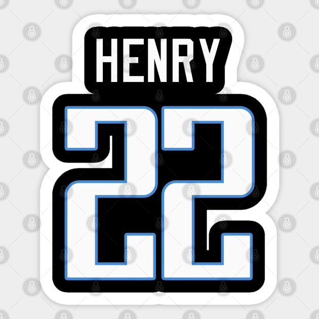 Derrick Henry - Derrick Henry Titans Jersey - Sticker