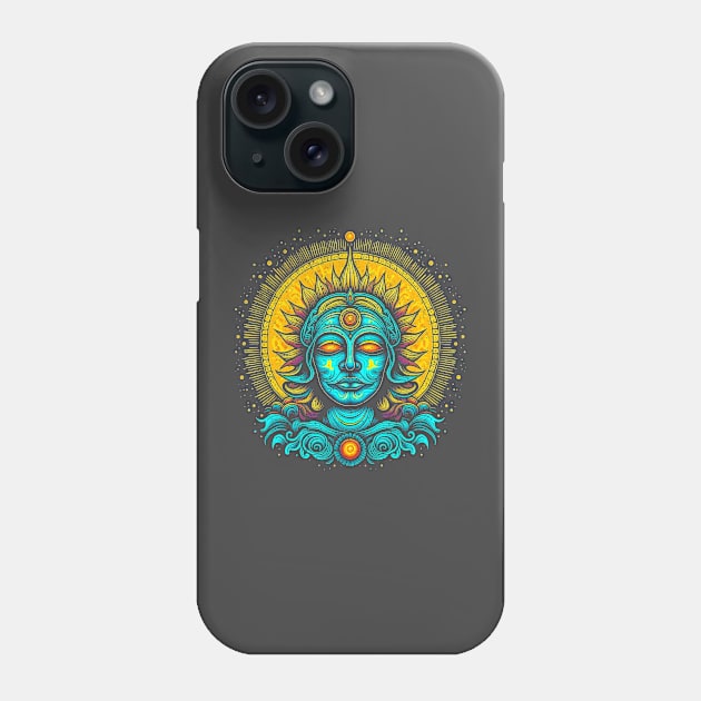 The Sun God Phone Case by JSnipe