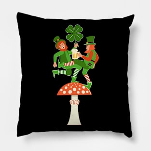 Funny Leprechaun Pillow