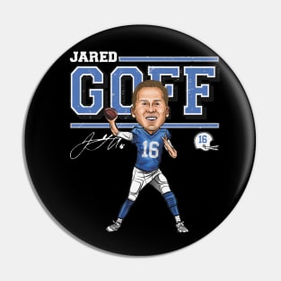 Jared Goff Detroit Cartoon Pin