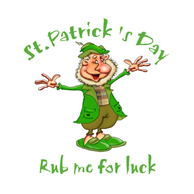 St.Patrick's Day. Rub me for luck by Glukoejik