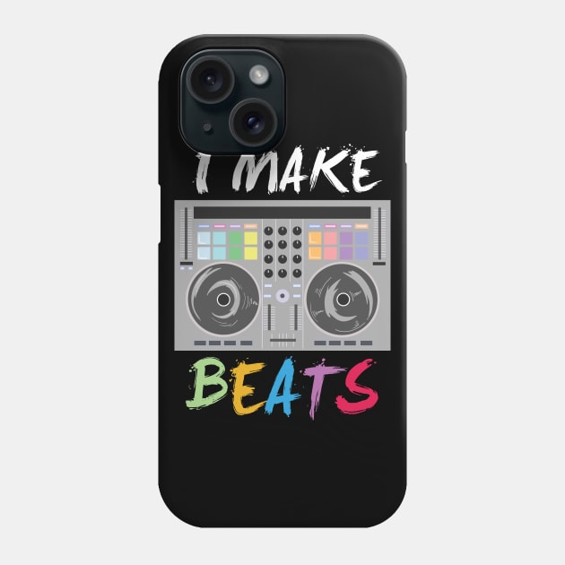 DJ Music Producer Audio - I make beats - Disco EDM Phone Case by Shirtbubble