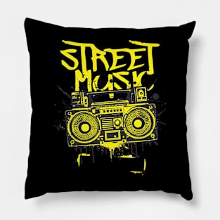 Street Music Pillow