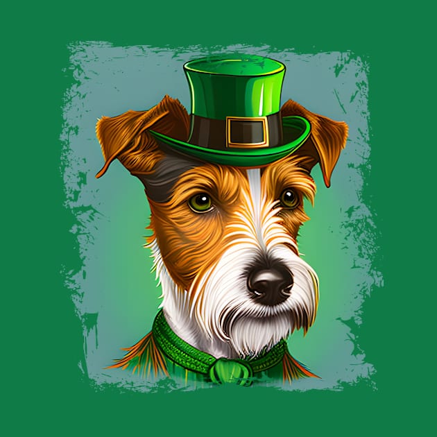 Dog St. Patrick's Day by Rochelle Lee Elliott