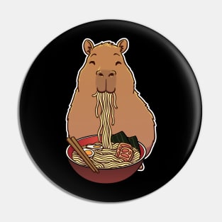 Capybara Ramen Pin