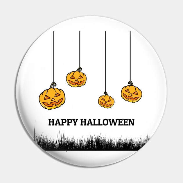 Happy Halloween pumpkin Pin by YousifAzeez